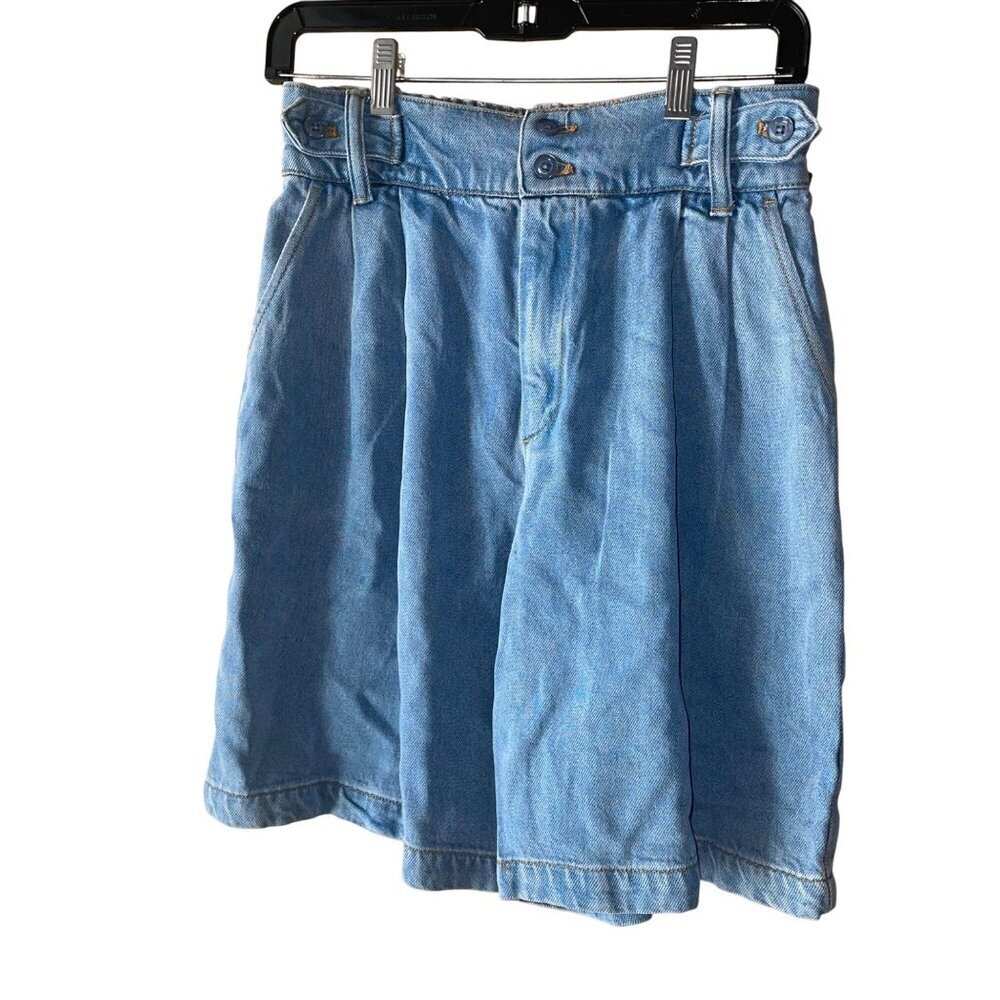 Young Fabulous Broke Womens Shorts Size Medium Blue Bella Denim Bermuda New